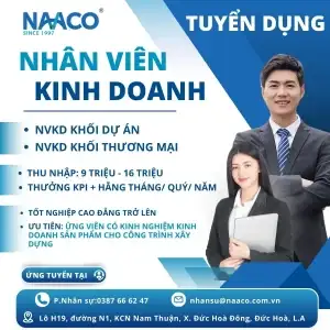 Tuyển dụng NVKD Naaco