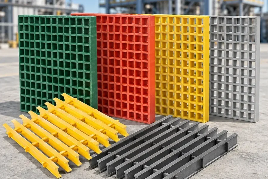 Công Nghệ Sản Xuất Sàn Grating FRP – Đúc Khuôn & Kéo Đùn